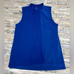 High Neckless Sleeveless Blouse